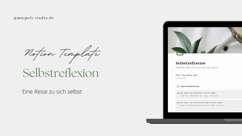 Notion Template - Selbstreflexion