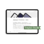 Notion Template Bundle - Reflektiere & Manifestiere