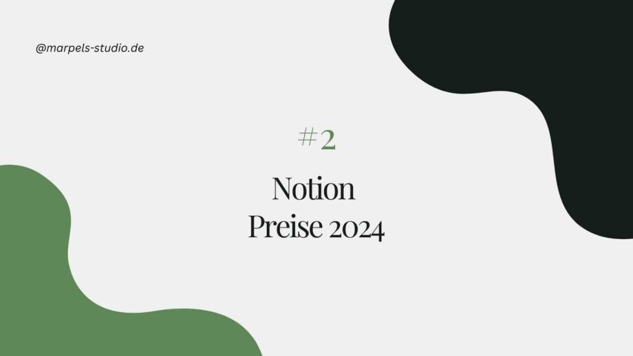 Notion Preise 2024